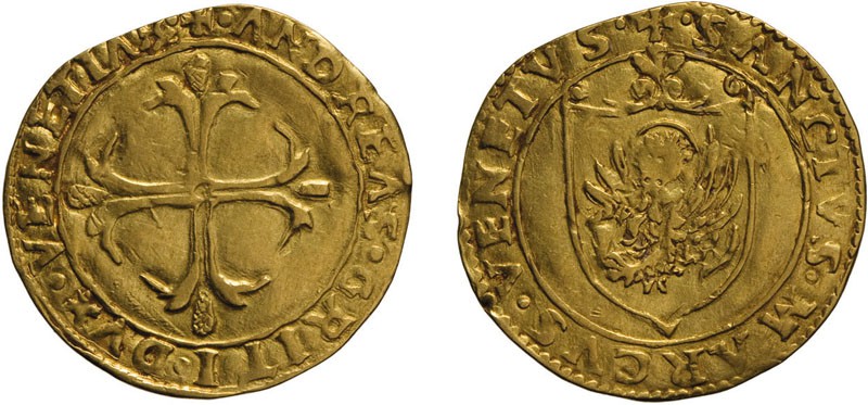 ZECCHE ITALIANE. VENEZIA. ANDREA GRITTI (1523-1538). SCUDO D'ORO - Oro, 3,19 gr,...