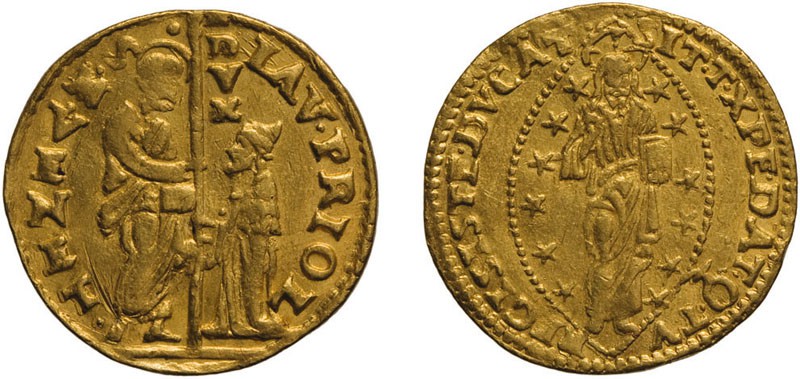 ZECCHE ITALIANE. VENEZIA. LORENZO PRIULI (1556-1559). ZECCHINO - Oro, 3,48 gr, 2...
