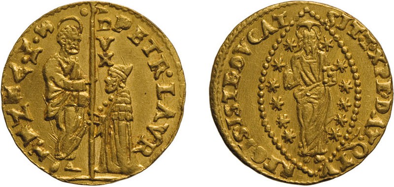 ZECCHE ITALIANE. VENEZIA. PIETRO LOREDAN (1567-1570). ZECCHINO - Oro, 3,50 gr, 2...