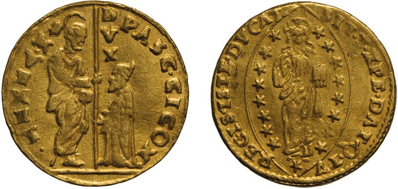 ZECCHE ITALIANE. VENEZIA. PASQUALE CICOGNA (1585-1595). ZECCHINO - Oro, 3,48 gr,...