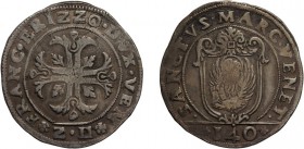 ZECCHE ITALIANE. VENEZIA. FRANCESCO ERIZZO (1631-1646). SCUDO DELLA CROCE (140 SOLDI) - Argento, 31,40 gr, 43 mm. BB
D: * FRANC ERIZZO DVX VEN Croce ...
