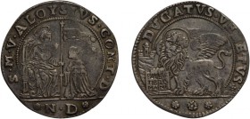ZECCHE ITALIANE. VENEZIA. ALVISE CONTARINI (1676-1682). DUCATO - Argento, 19,49 gr, 38 mm. BB
D: San Marco seduto in trono benedice e porge il vessil...