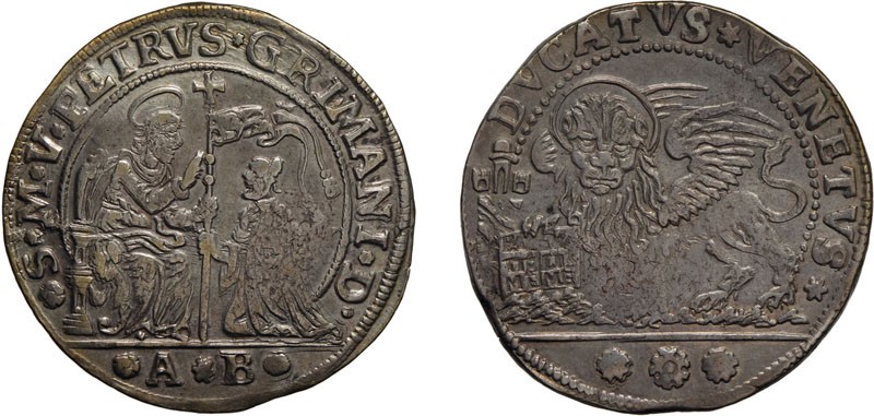 ZECCHE ITALIANE. VENEZIA. PIETRO GRIMANI (1741-1752). DUCATO - Argento, 22,59 gr...