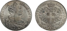 REGNO D'ITALIA. ERITREA. VITTORIO EMANUELE III. TALLERO D'ITALIA 1918 - Argento, 28,12 gr, 40 mm, qFDC. Rara.
D: REGNUM ITALICUM 1918 Busto femminile...