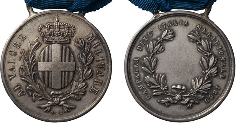 MEDAGLIE E DECORAZIONI ITALIANE. REGNO DI SARDEGNA POI D'ITALIA. MEDAGLIA AL VAL...