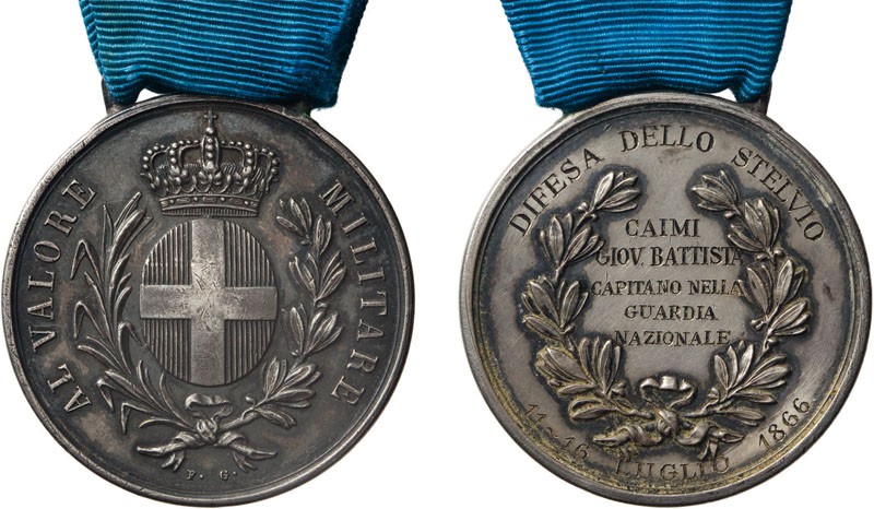 MEDAGLIE E DECORAZIONI ITALIANE. REGNO D'ITALIA. MEDAGLIA AL VALORE MILITARE DIF...