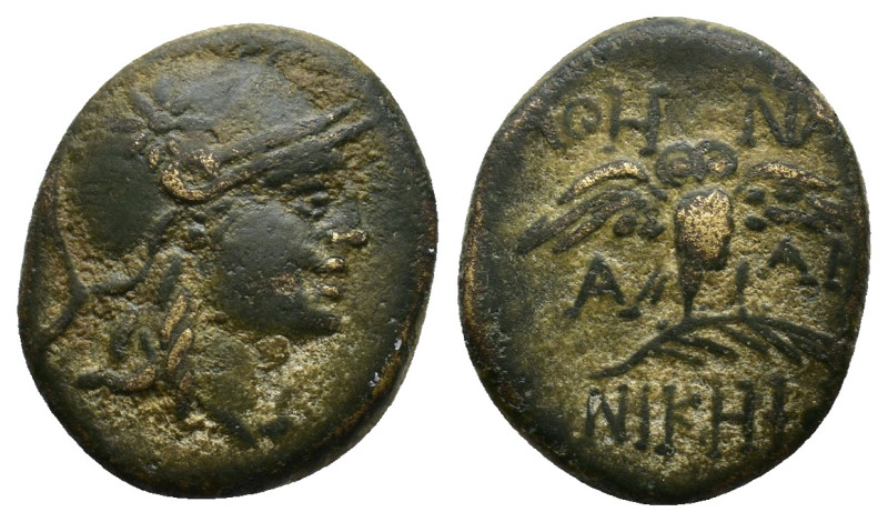 Mysia. Pergamon circa 150-100 BC. Bronze Æ, 3,47g