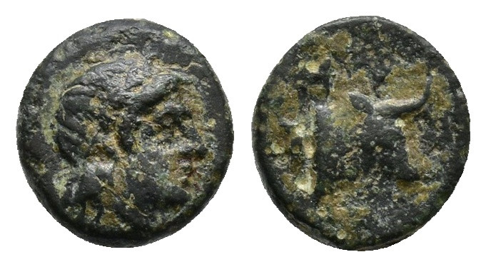 LESBOS. Mytilene. Ae (Circa 400-350 BC). AE 0,87g