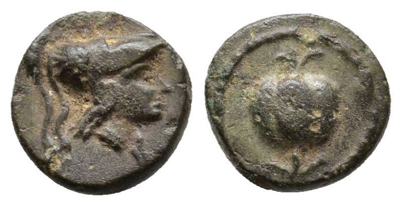 PAMPHYLIA. Side. (1st century BC). AE 1,15g