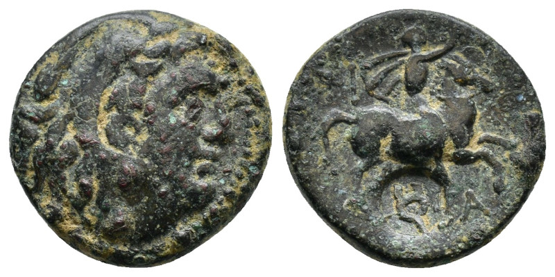 Macedonian Kingdom. Philip III Arrhidaios. 323-317 B.C. AE 4,69g. c/m Kerykeion