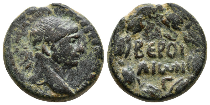 Syria, Cyrrhestica. Cyrrhus. Trajan, 98-117. Assarion. ΑΥΤΟΚΡ ΚΑ ΝЄΡ ΤΡΑΙΑΝΟϹ ΑΡ...