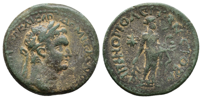 Cilicia, Irenopolis-Neronias. Domitian, 81-96. Assarion, year BM (42) = 92-93. A...