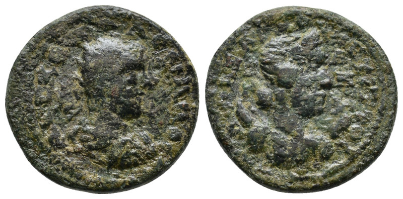 Cilicia, Anazarbus. Trebonianus Gallus, AD 251-2. Radiate, draped and cuirassed ...