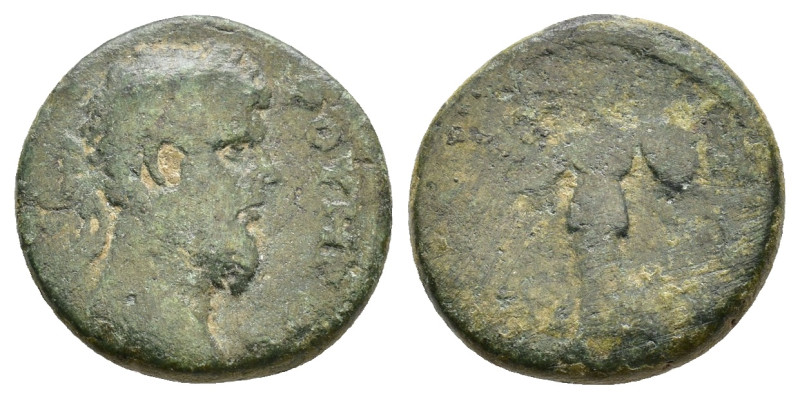 PAMPHYLIA. Side. Lucius Verus (Augustus, 161-169). Obv.: ΑVΤ Κ ΛΟ ΑVΡ ΟVΗΡΟϹ. La...