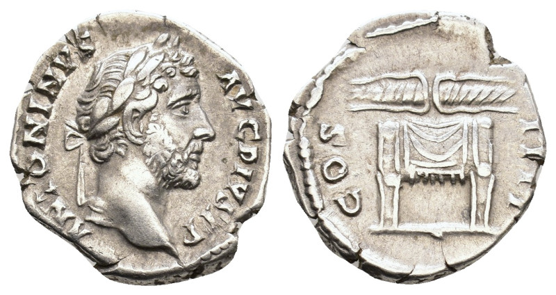 Antoninus Pius (AD 138-161). Denarius, Rome, AD 145-161. ANTONINVS AVG PIVS P P,...