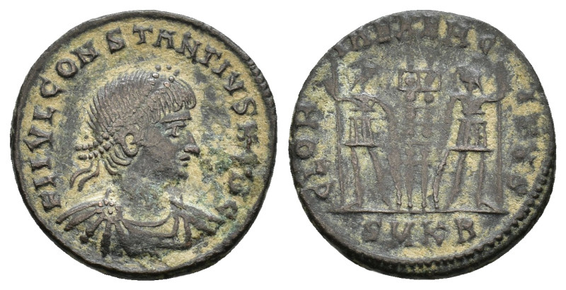 Constantius II as Caesar, struck AD 331-334. Cyzicus. FL IVL CONSTANTIVS NOB C, ...