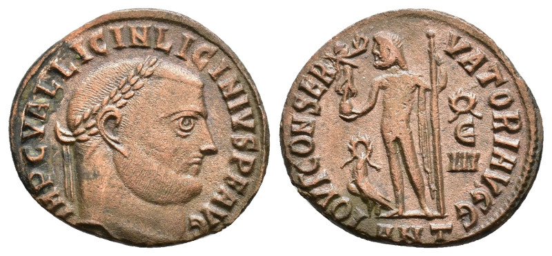 Licinius, Antioch, struck AD 313-314. IMP C VAL LICIN LICINIVS P F AVG, head of ...