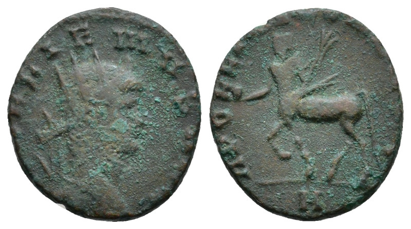 Gallienus, Antoninianus. Rome mint, A.D. 267/8. GALLIENVS AVG, radiate head of G...