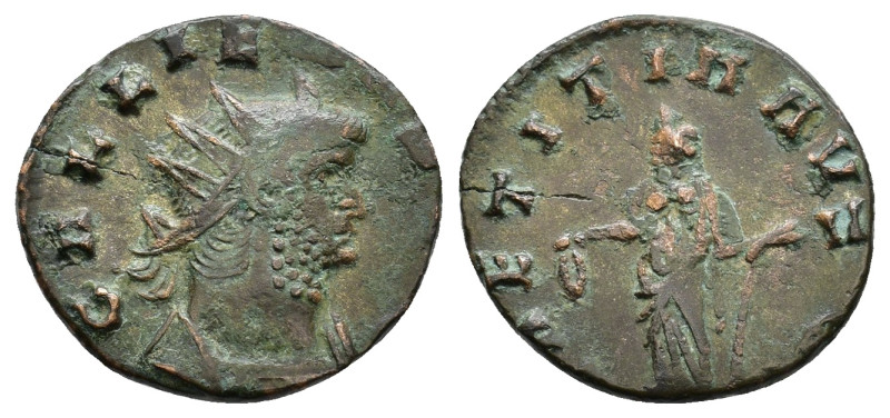 Gallienus (253-268 AD). Antoninianus, Mediolanum. GALLIENVS AVG, Radiate head to...