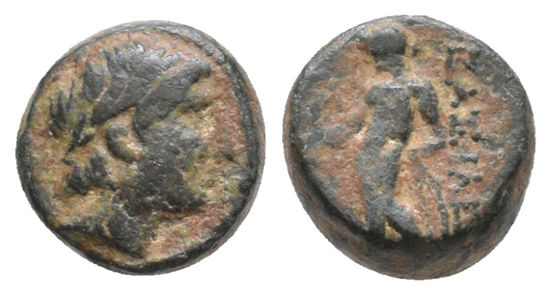 Seleukid Empire, Antiochos III 'the Great' Æ 2,08gr. Antioch, 223-187 BC