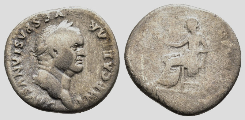 Vespasian 69-79 AD. Rome. Denarius AR 2,59g