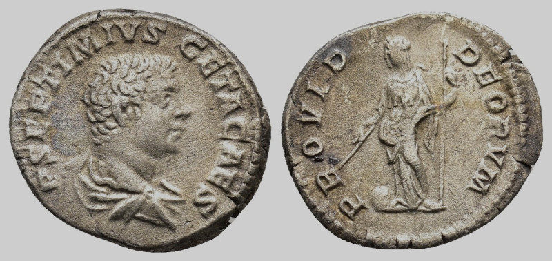 Geta, as Caesar. Struck AD 203-208. Rome. Denarius AR 2,81g