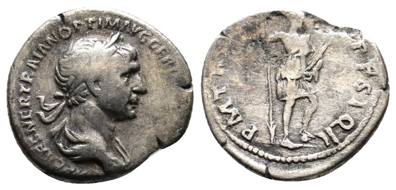 Trajan 98-117 AD. Rome. Denarius AR 2,56g