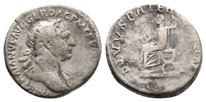 Trajan AD 98-117, Rome, 112-114. IMP TRAIANVS AVG GER DAC P M TR P COS VI P P, h...