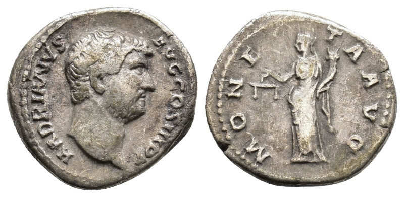 Hadrian, 117-138, Rome, struck AD 136. HADRIANVS AVG COS III P P Bare head of Ha...