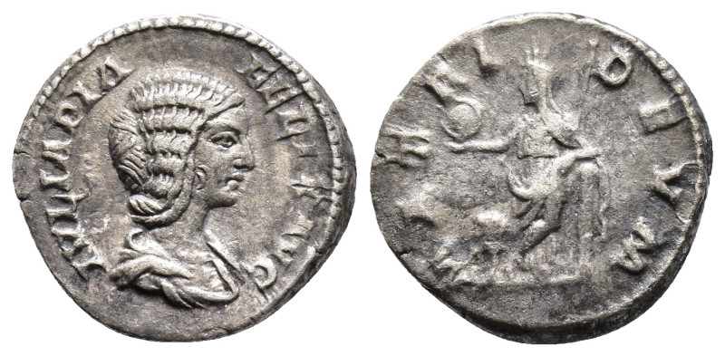 Julia Domna, wife of Septimius Severus Denarius, Rome, struck circa 211-217, IVL...