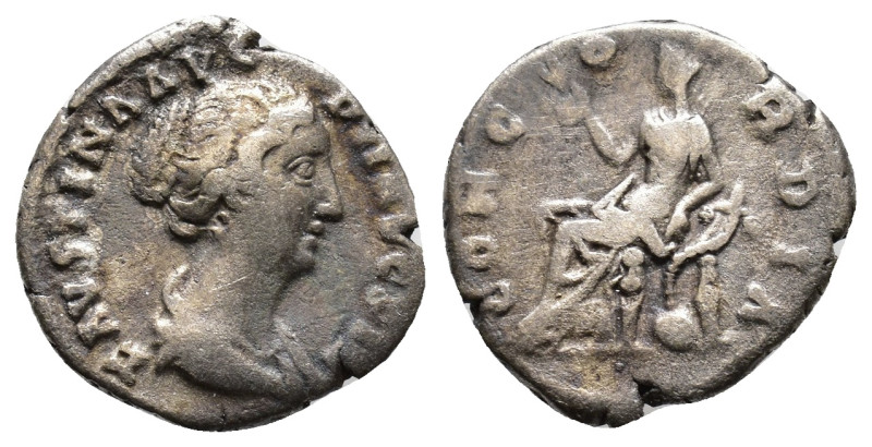 Faustina II AD 147-175. Rome, AD 145-161. FAVSTINA AVG PII AVG FIL, draped bust ...