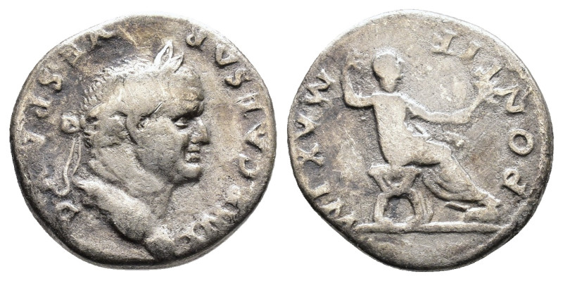 Vespasian 69-79 AD. Rome. Denarius AR 2,94g