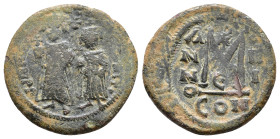 Justin II (565-578) and Sophia Æ follis AE 10,39g