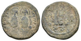 Justin II (565-578) and Sophia Æ follis AE 15,35g