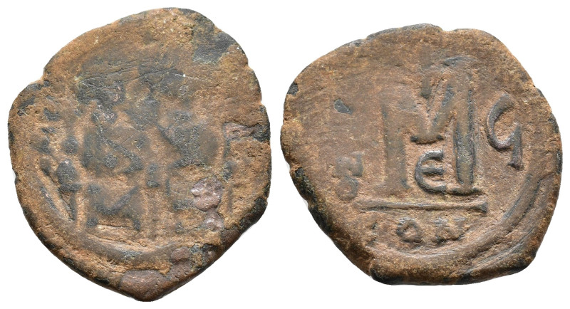 Justin II (565-578) and Sophia Æ follis AE 11,54g