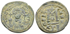 Justinian I. 527-565. Æ Follis Kyzikos mint AE 17,57g