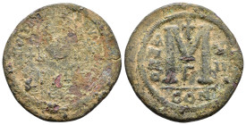 Justinian I. 527-565. Æ Follis Constantinople mint AE 20,65g