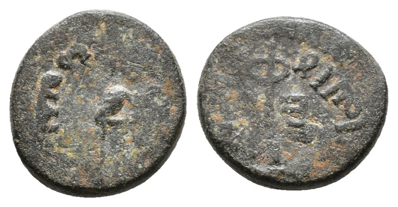 ARAB-BYZANTINE: Standing Caliph, ca. 692-697, AE fals. AE 3,10g