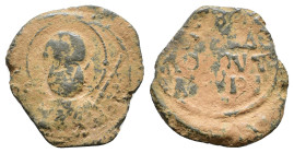 Tancred AD 1101-1103. Antioch Follis. AE 3,26g