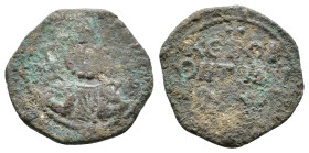 Tancred AD 1101-1103. Antioch Follis. AE 3,96g