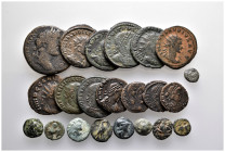 Lot of 22 ancient coins. LOT AS SEEN. NO RETURN