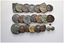 Lot of 23 ancient coins. LOT AS SEEN. NO RETURN