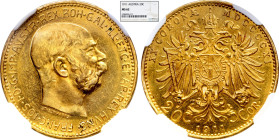 Franz Joseph I., 20 krone 1911, Vienna R