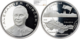 Czechoslovakia, Medal, Alexander Dubček 1968 TOP POP R