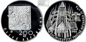 Czech Republic, 200 Korun 1994 R