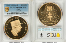 Republic gold Proof "Independence Anniversary" 1960-Dated (1970)-NI 10000 Francs PR69 Deep Cameo PCGS, Numismatica Italiana mint, KM11, Fr-2. Obverse ...