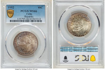 Republic "Republic Anniversary" 40 Centavos 1952 MS66 PCGS, Philadelphia mint, KM25. A gem example of this one-year type commemorating the 50th annive...