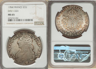 Louis XVI Ecu 1784-I MS65 NGC, Limoges mint, KM564.7, Gad-356. A shimmering example in jewel state of preservation, notably devoid of adjustment marks...