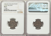 William I the Conqueror (1066-1087) Penny ND (1083-1086) MS61 NGC, Uncertain mint and moneyer, PAXS type, S-1257, N-849. 1.36gm. Bust facing crowned a...