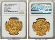 Edward IV (1st Reign, 1461-1470) gold Ryal ND (1464-1470) AU Details (Reverse Damage) NGC, Tower mint, Sun mintmark, Light Coinage, S-1950, N-1549. 7....